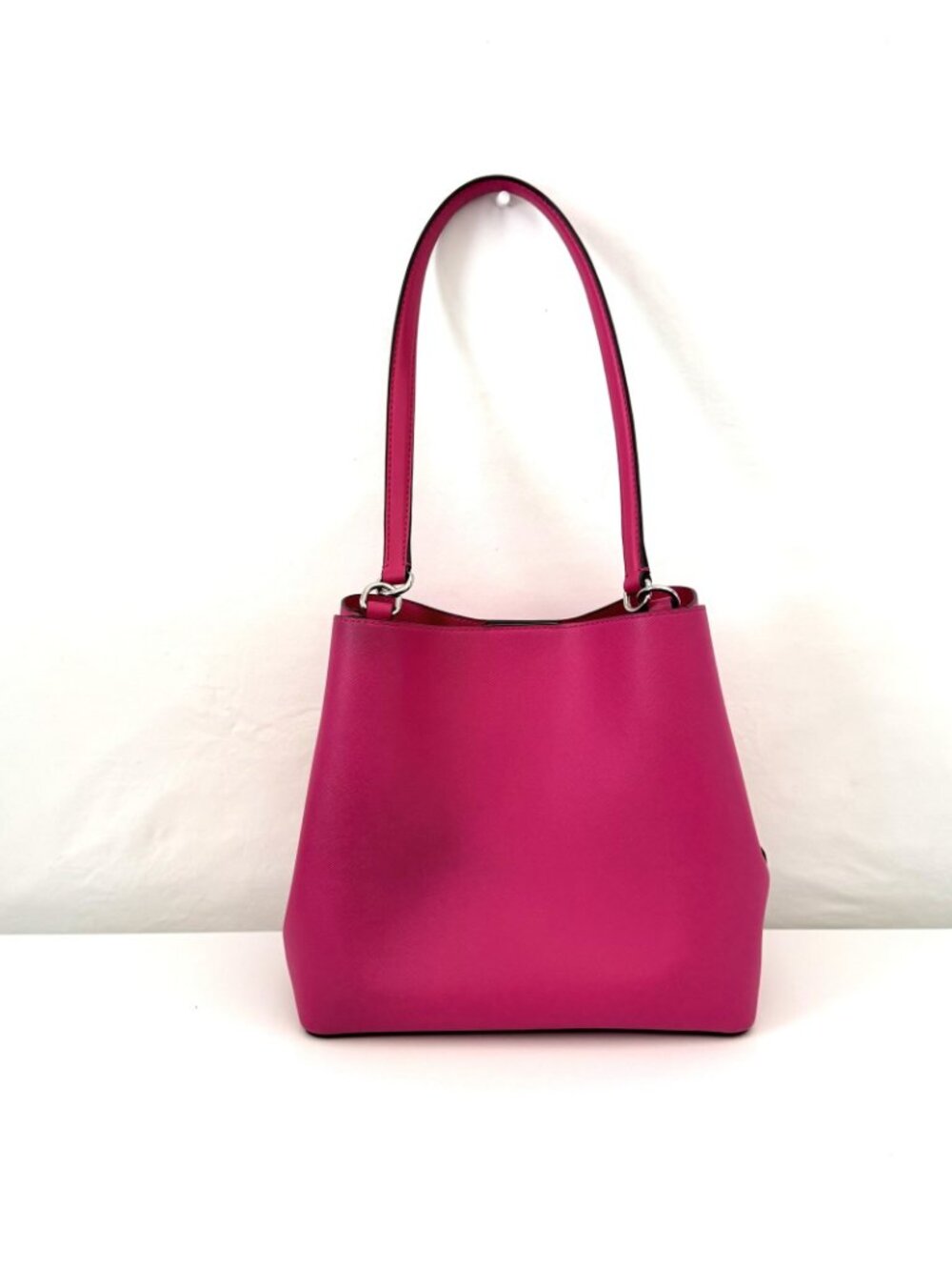 MICHAEL KORS Pratt Shoulder Bag Dragonfruit Pink 35S4S3FS2I - Picture 3 of 6